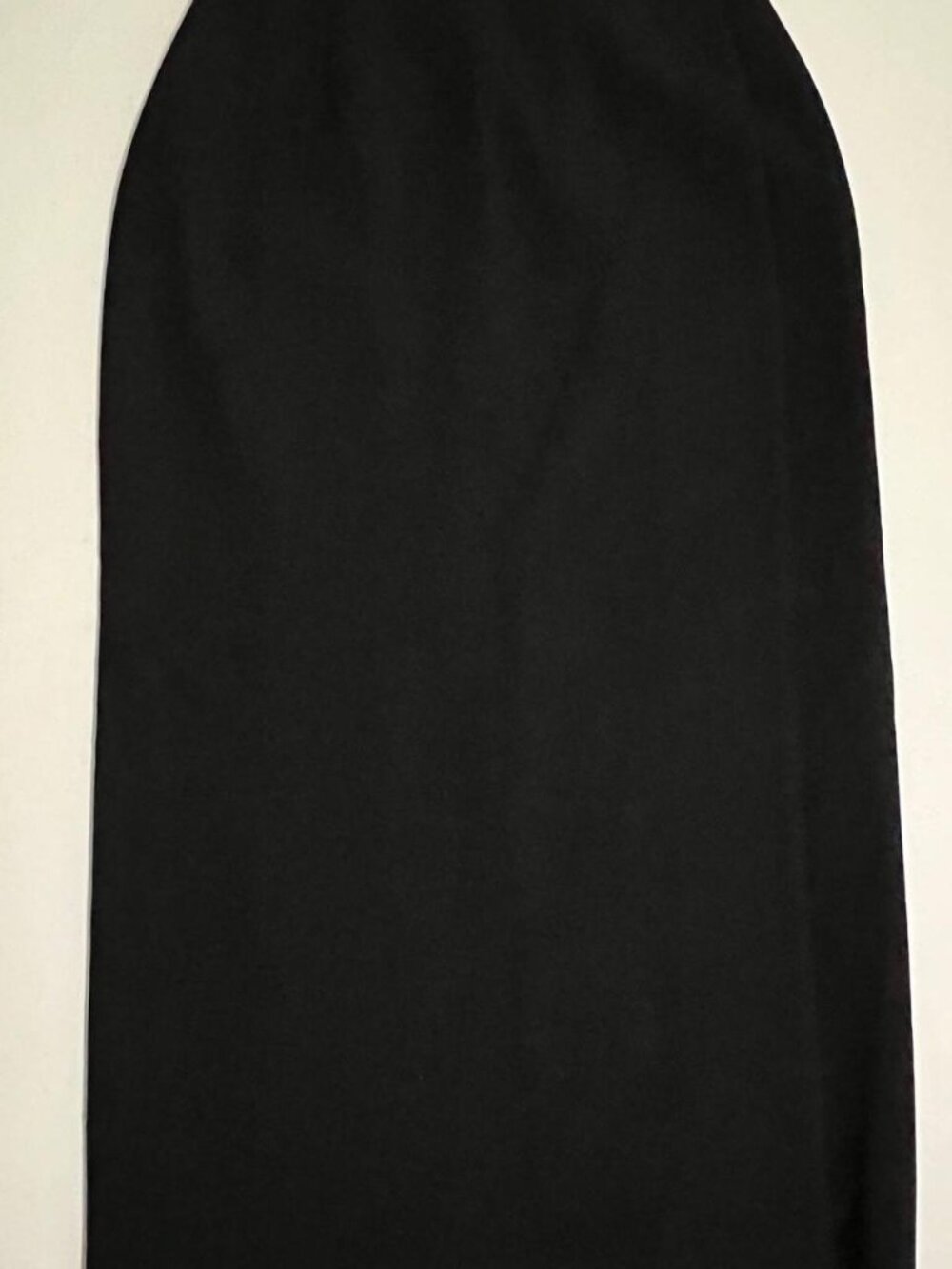 Dana Buchman Black Midi Pencil Skirt Side Slit Women's Size 4, Like New